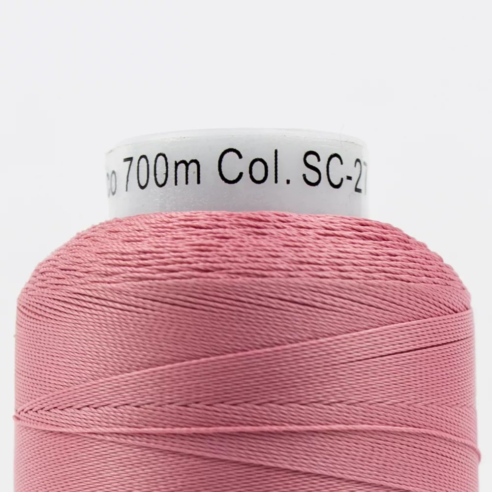 Silco™ 35wt Lint-Free Cotton Thread SC27 - Rose