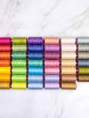 Tuttiâ„¢ 50wt Egyptian Cotton Thread Tuttiâ„¢ Collector Set (1094yd/1000m) Tuttiâ„¢ 50wt Egyptian Cotton Thread Tuttiâ„¢ Collector Set (1094yd/1000m)