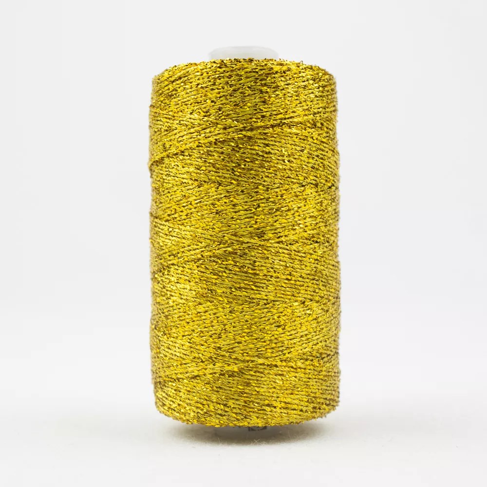 Sizzle™ – 4ply Rayon with Metallic Thread SX11 – Gold Sizzle™ – 4ply Rayon with Metallic Thread SX11 – Gold