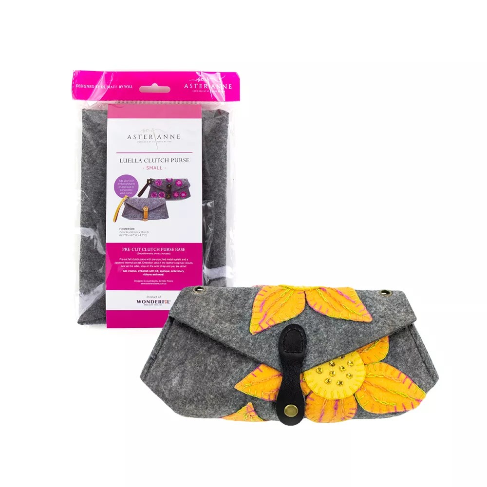 Aster & Anne Self Assemble Kits Luella Clutch Small Aster & Anne Self Assemble Kits Luella Clutch Small