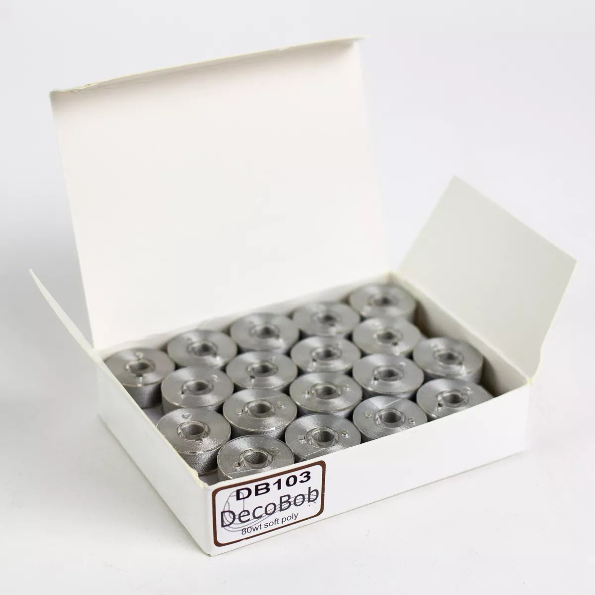 DecoBob™ Pre-Wound Longarm Bobbins L Size DBLL-103- Grey DecoBob™ Pre-Wound Longarm Bobbins L Size DBLL-103- Grey