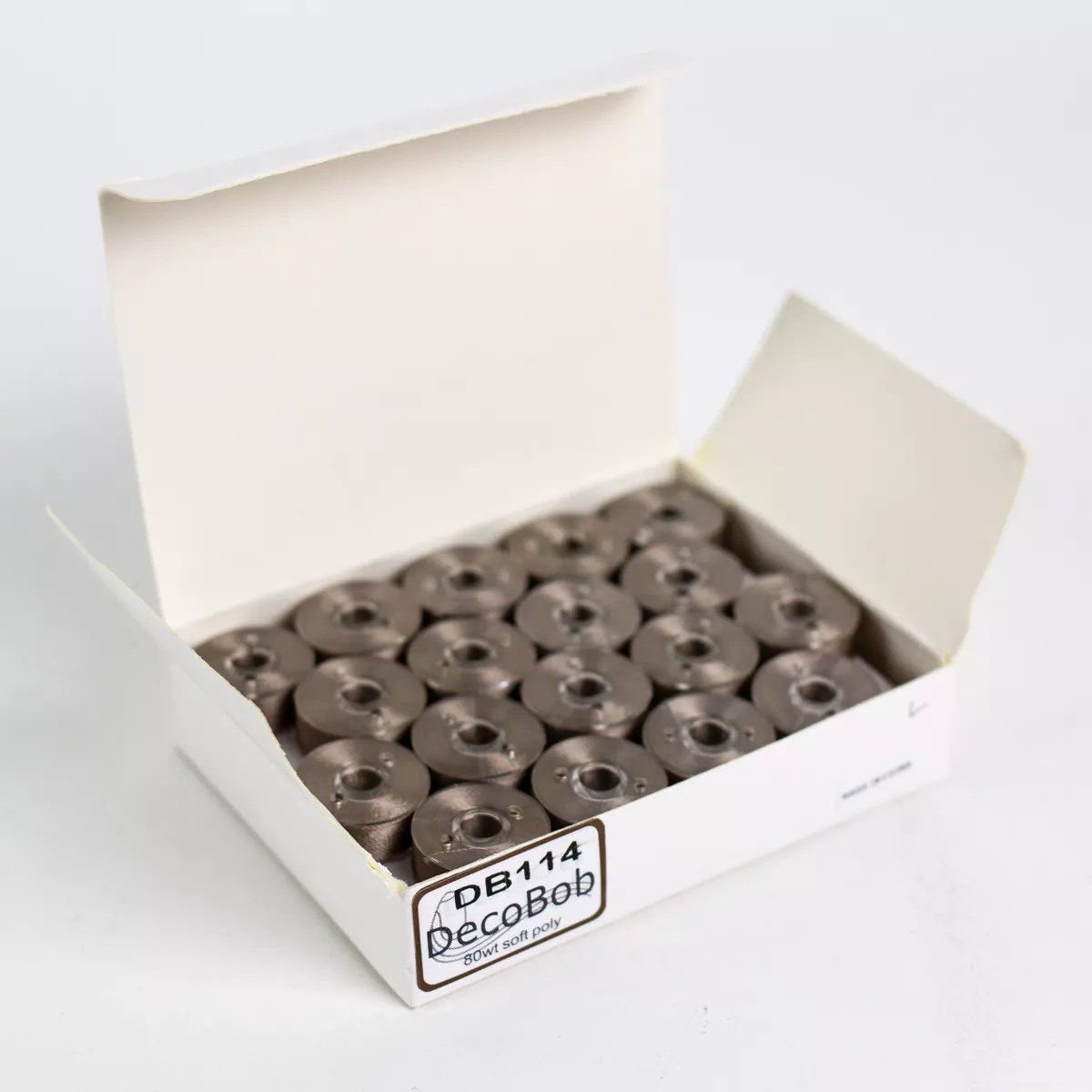 DecoBob™ Pre-Wound Longarm Bobbins L Size DBLL-114- Brown/Grey DecoBob™ Pre-Wound Longarm Bobbins L Size DBLL-114- Brown/Grey