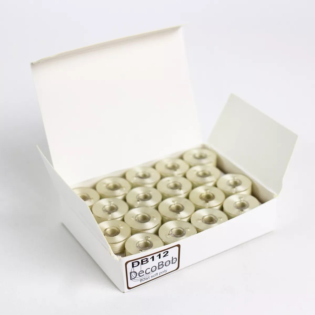 DecoBob™ Pre-Wound Longarm Bobbins L Size DBLL-112- Antique White DecoBob™ Pre-Wound Longarm Bobbins L Size DBLL-112- Antique White