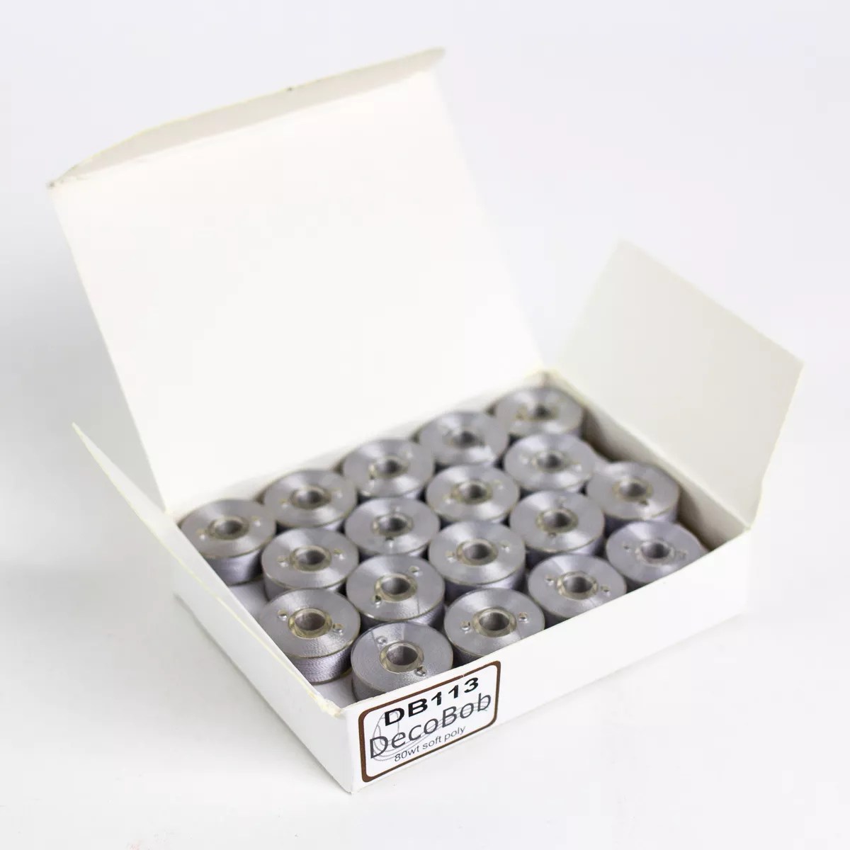 DecoBob™ Pre-Wound Longarm Bobbins L Size DBLL-113- Dove Grey DecoBob™ Pre-Wound Longarm Bobbins L Size DBLL-113- Dove Grey