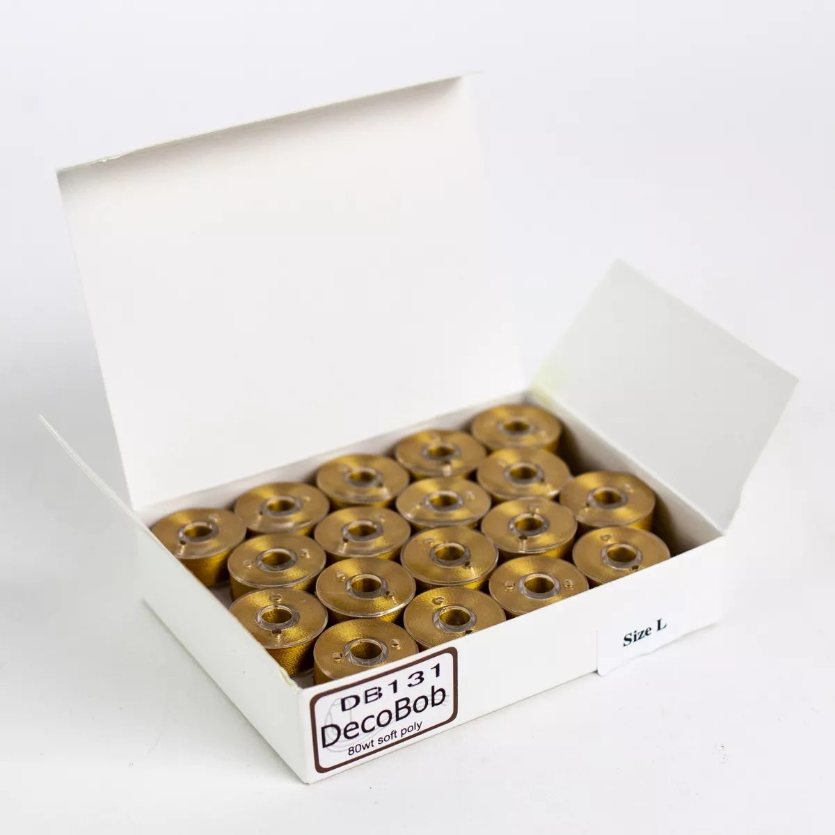 DecoBob™ Pre-Wound Longarm Bobbins L Size DBLL-131- Dark Gold DecoBob™ Pre-Wound Longarm Bobbins L Size DBLL-131- Dark Gold