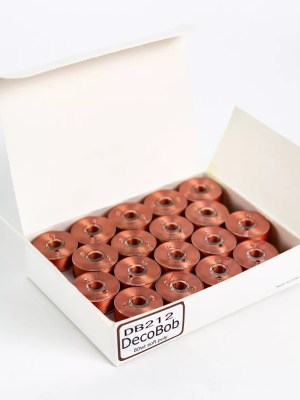 DecoBobâ„¢ Pre-Wound Longarm Bobbins L Size DBLL-212- Terra Cotta DecoBobâ„¢ Pre-Wound Longarm Bobbins L Size DBLL-212- Terra Cotta