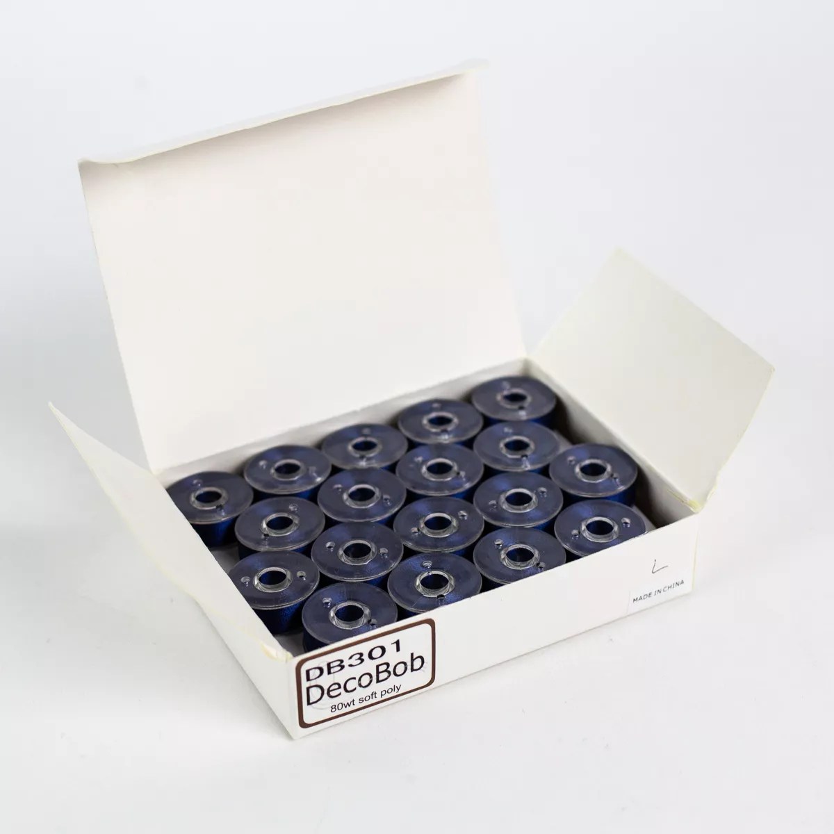 DecoBob™ Pre-Wound Longarm Bobbins L Size DBLL-301- Navy DecoBob™ Pre-Wound Longarm Bobbins L Size DBLL-301- Navy