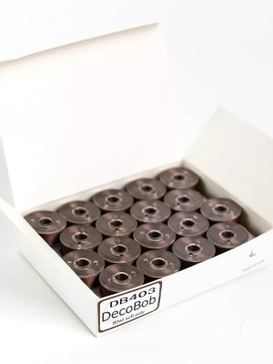 DecoBobâ„¢ Pre-Wound Longarm Bobbins L Size DBLL-403- Brown DecoBobâ„¢ Pre-Wound Longarm Bobbins L Size DBLL-403- Brown