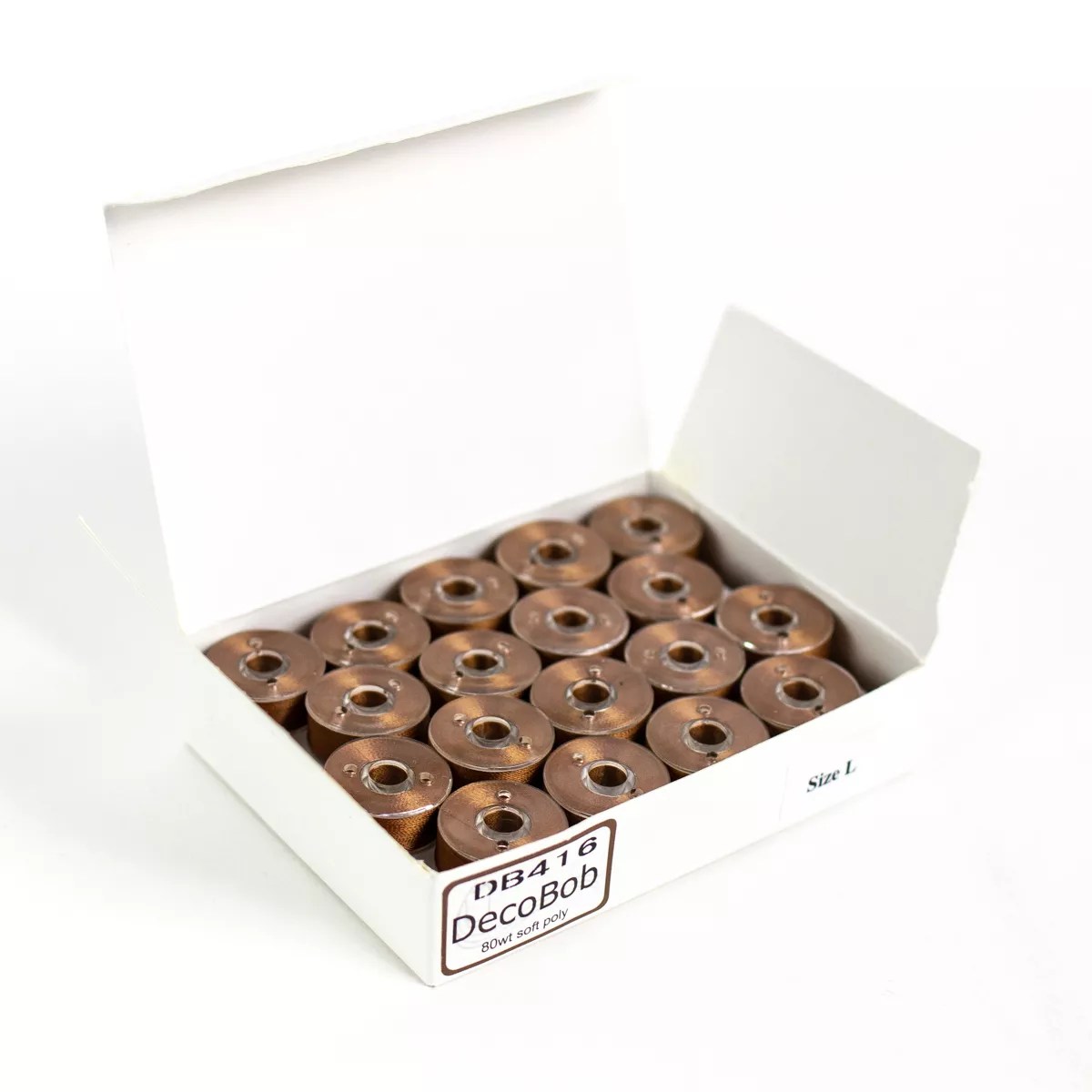 DecoBob™ Pre-Wound Longarm Bobbins L Size DBLL-416- Dark Copper DecoBob™ Pre-Wound Longarm Bobbins L Size DBLL-416- Dark Copper