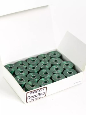 DecoBobâ„¢ Pre-Wound Longarm Bobbins L Size DBLL-501- Evergreen DecoBobâ„¢ Pre-Wound Longarm Bobbins L Size DBLL-501- Evergreen