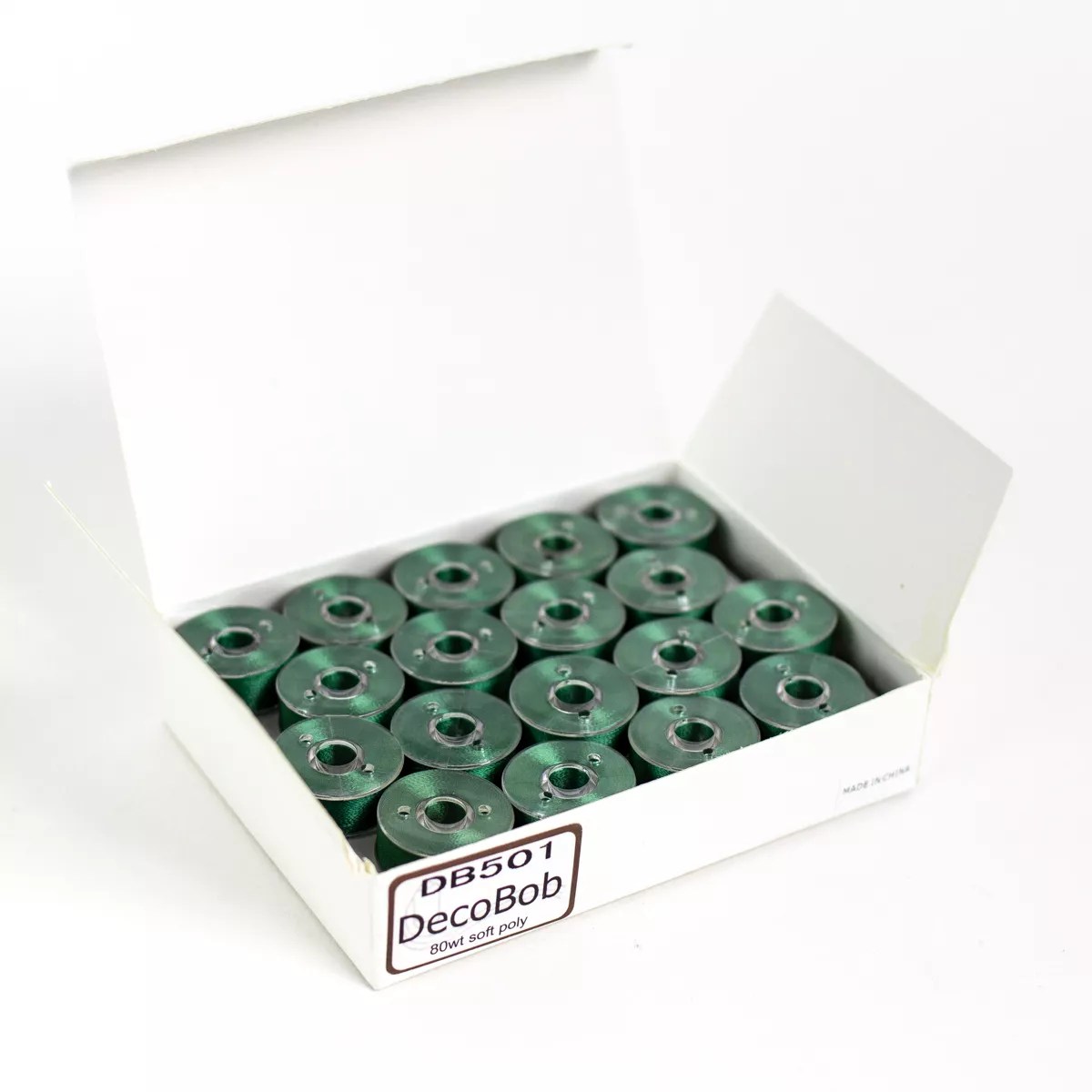 DecoBob™ Pre-Wound Longarm Bobbins L Size DBLL-501- Evergreen DecoBob™ Pre-Wound Longarm Bobbins L Size DBLL-501- Evergreen