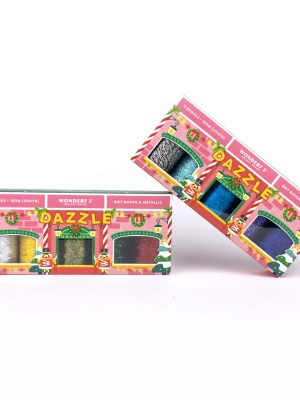 Under 0 Dazzleâ„¢ 8wt Rayon & Metallic Holiday Pack Under 0 Dazzleâ„¢ 8wt Rayon & Metallic Holiday Pack