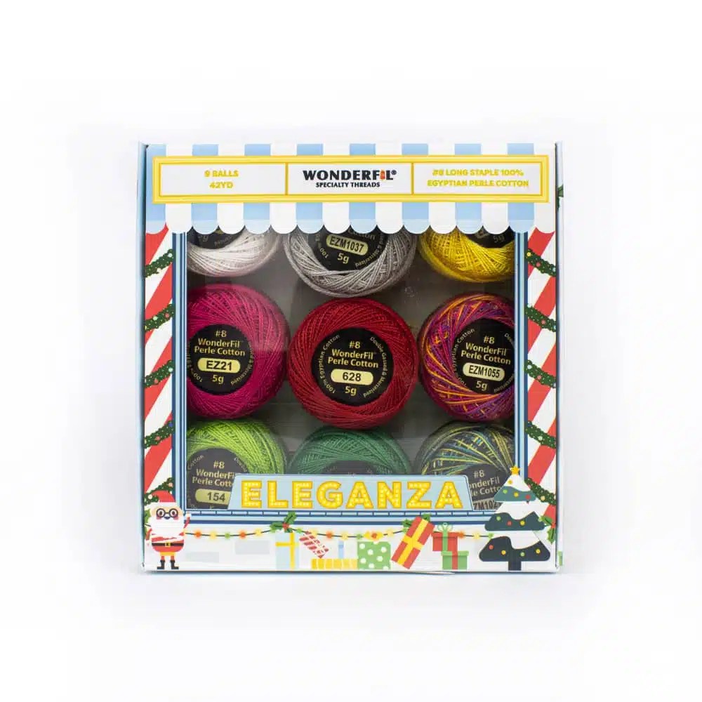 Under $35 Eleganza™ 8wt Perle Cotton Holiday Pack
