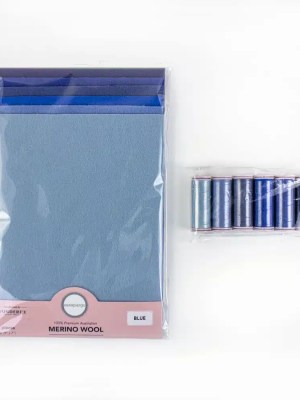 Wool Appliqué Bundles Wool Applique Bundle – Blue Wool Appliqué Bundles Wool Applique Bundle – Blue