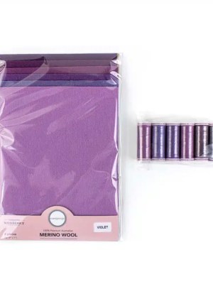 Wool Appliqué Bundles Wool Applique Bundle – Violet Wool Appliqué Bundles Wool Applique Bundle – Violet