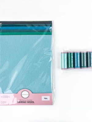 Wool Appliqué Bundles Wool Applique Bundle – Teal Wool Appliqué Bundles Wool Applique Bundle – Teal