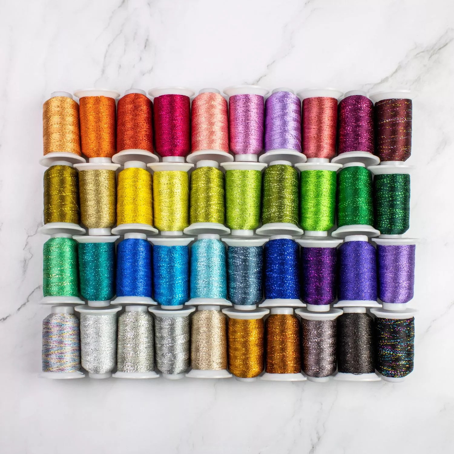 GlaMoreâ„¢ 12wt Rayon and Metallic Thread GlaMoreâ„¢ Collector Set GlaMoreâ„¢ 12wt Rayon and Metallic Thread GlaMoreâ„¢ Collector Set