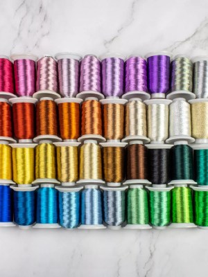 Spotliteâ„¢ 40wt Rayon-Core Metallic Thread Spotliteâ„¢ Collector Set Spotliteâ„¢ 40wt Rayon-Core Metallic Thread Spotliteâ„¢ Collector Set