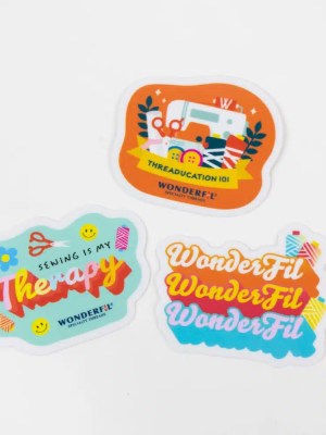 Sewing Notions WonderFil Stickers Sewing Notions WonderFil Stickers