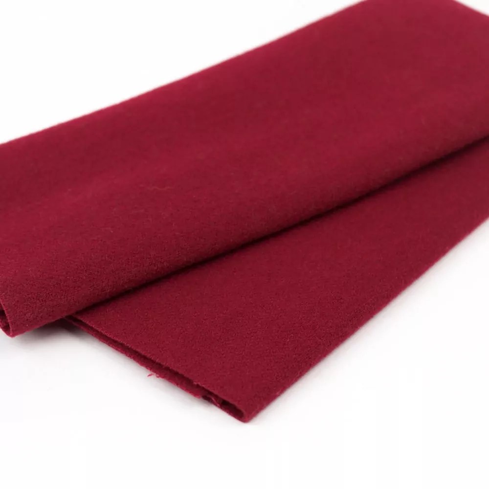 Merino Wool Fabric: Sue Spargo LN43 – Dark Cerise Merino Wool Fabric: Sue Spargo LN43 – Dark Cerise