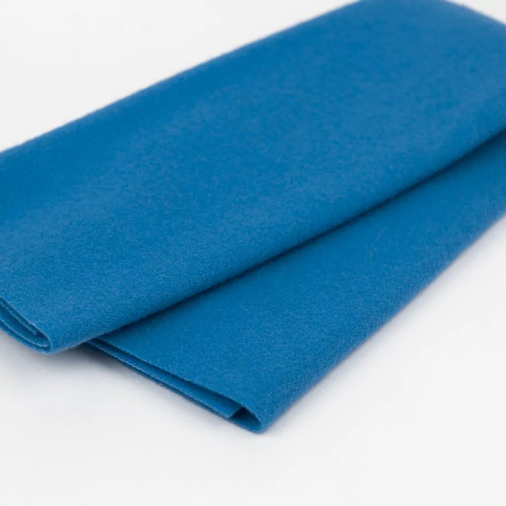 Merino Wool Fabric: Sue Spargo LN56 – Crystal Blue Merino Wool Fabric: Sue Spargo LN56 – Crystal Blue
