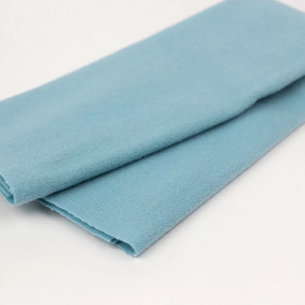 Merino Wool Fabric: Sue Spargo LN53 – Baby Blue Merino Wool Fabric: Sue Spargo LN53 – Baby Blue