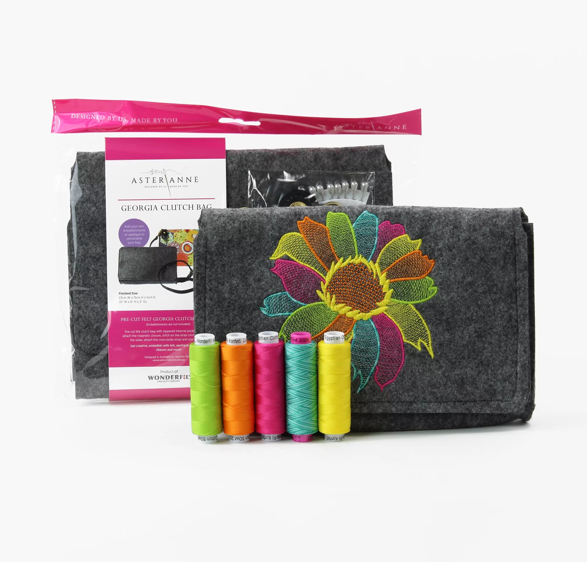 Aster & Anne Self Assemble Kits Aster and Anne Georgia Clutch Spring bundle Aster & Anne Self Assemble Kits Aster and Anne Georgia Clutch Spring bundle