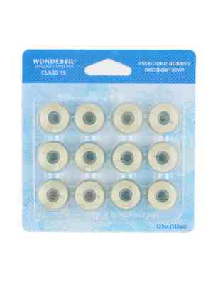 DecoBobâ„¢ Pre-Wound Bobbins Class 15 DBP15-112 – Antique White DecoBobâ„¢ Pre-Wound Bobbins Class 15 DBP15-112 – Antique White