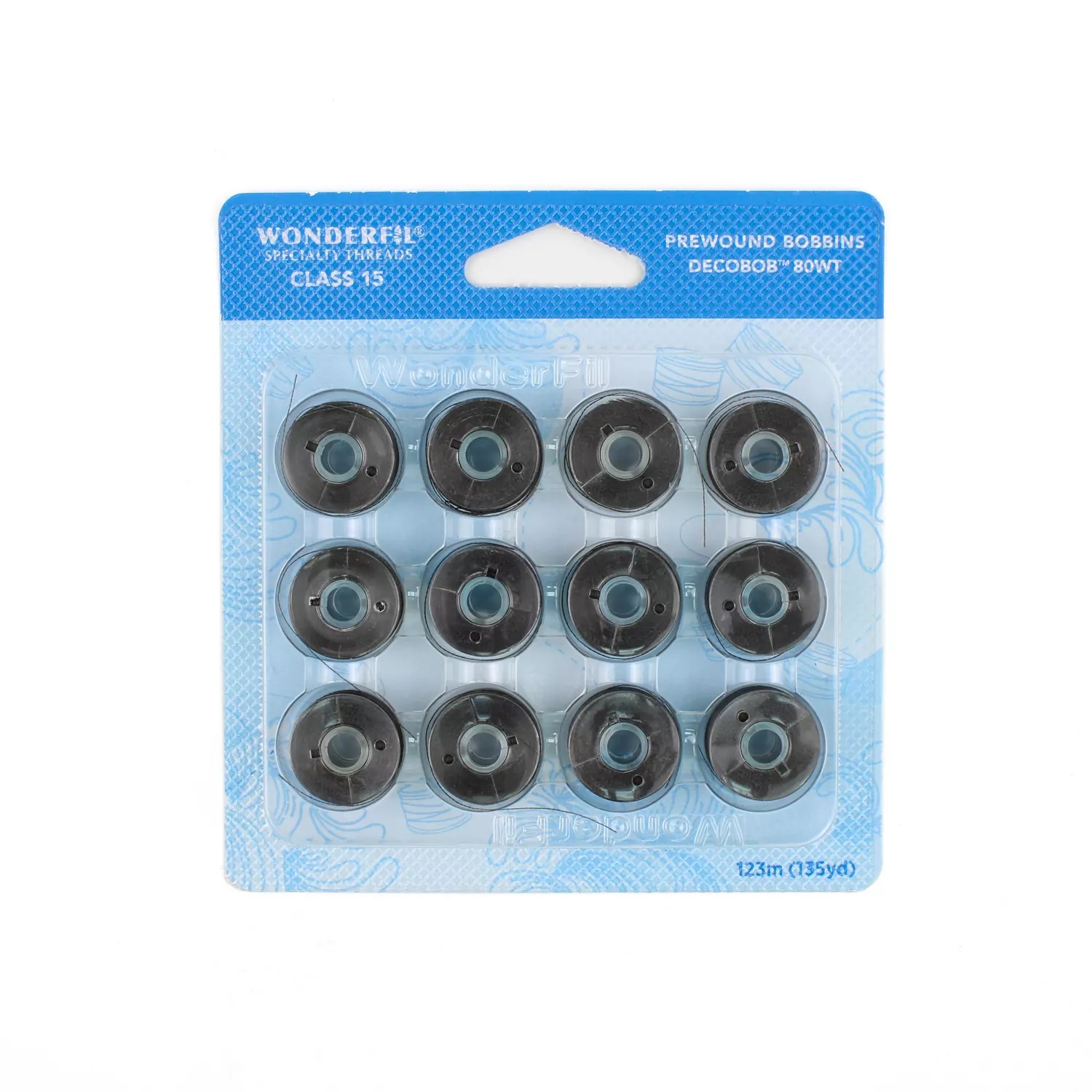 DecoBob™ Pre-Wound Bobbins Class 15 DBP15-168 – Charcoal DecoBob™ Pre-Wound Bobbins Class 15 DBP15-168 – Charcoal