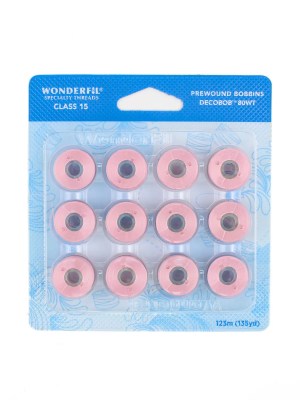 DecoBobâ„¢ Pre-Wound Bobbins Class 15 DBP15-205 – Soft Pink DecoBobâ„¢ Pre-Wound Bobbins Class 15 DBP15-205 – Soft Pink
