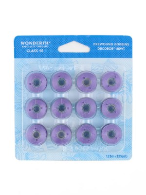 DecoBobâ„¢ Pre-Wound Bobbins Class 15 DBP15-314 – Lilac DecoBobâ„¢ Pre-Wound Bobbins Class 15 DBP15-314 – Lilac