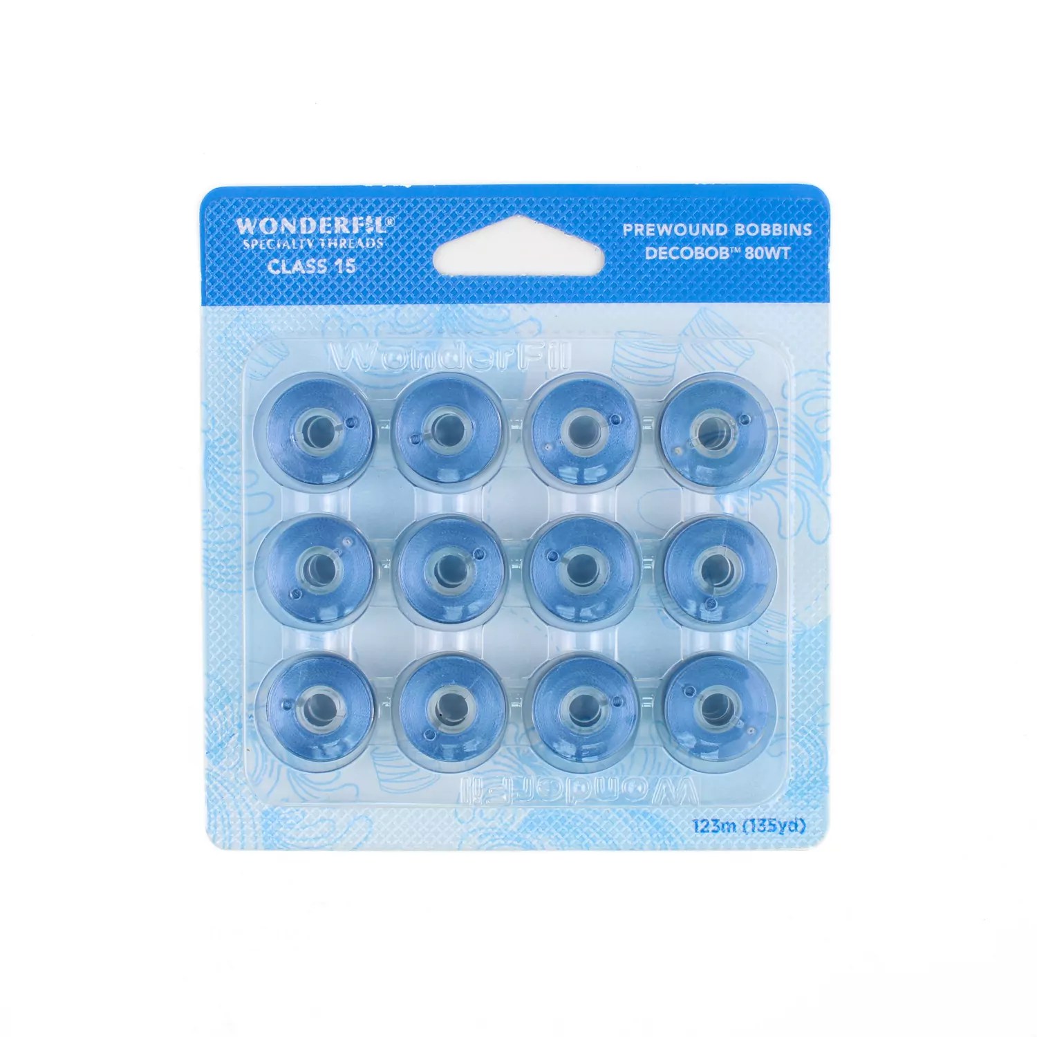 DecoBob™ Pre-Wound Bobbins Class 15 DBP15-319 – Sky Blue DecoBob™ Pre-Wound Bobbins Class 15 DBP15-319 – Sky Blue