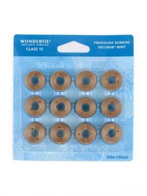 DecoBobâ„¢ Pre-Wound Bobbins Class 15 DBP15-414 – Soft Tan DecoBobâ„¢ Pre-Wound Bobbins Class 15 DBP15-414 – Soft Tan