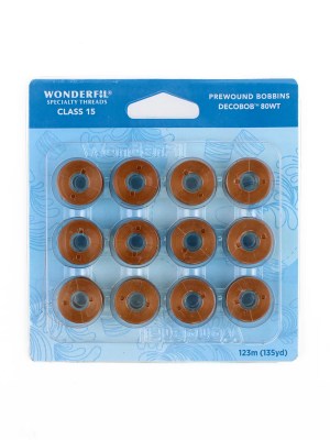 DecoBobâ„¢ Pre-Wound Bobbins Class 15 DBP15-416 – Dark Copper DecoBobâ„¢ Pre-Wound Bobbins Class 15 DBP15-416 – Dark Copper