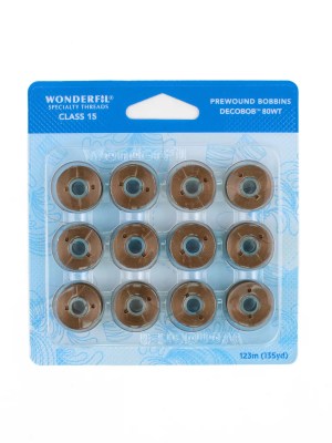 DecoBobâ„¢ Pre-Wound Bobbins Class 15 DBP15-463 – Dark Tan DecoBobâ„¢ Pre-Wound Bobbins Class 15 DBP15-463 – Dark Tan