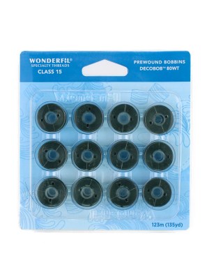 DecoBobâ„¢ Pre-Wound Bobbins Class 15 DBP15-509 – Dark Green DecoBobâ„¢ Pre-Wound Bobbins Class 15 DBP15-509 – Dark Green