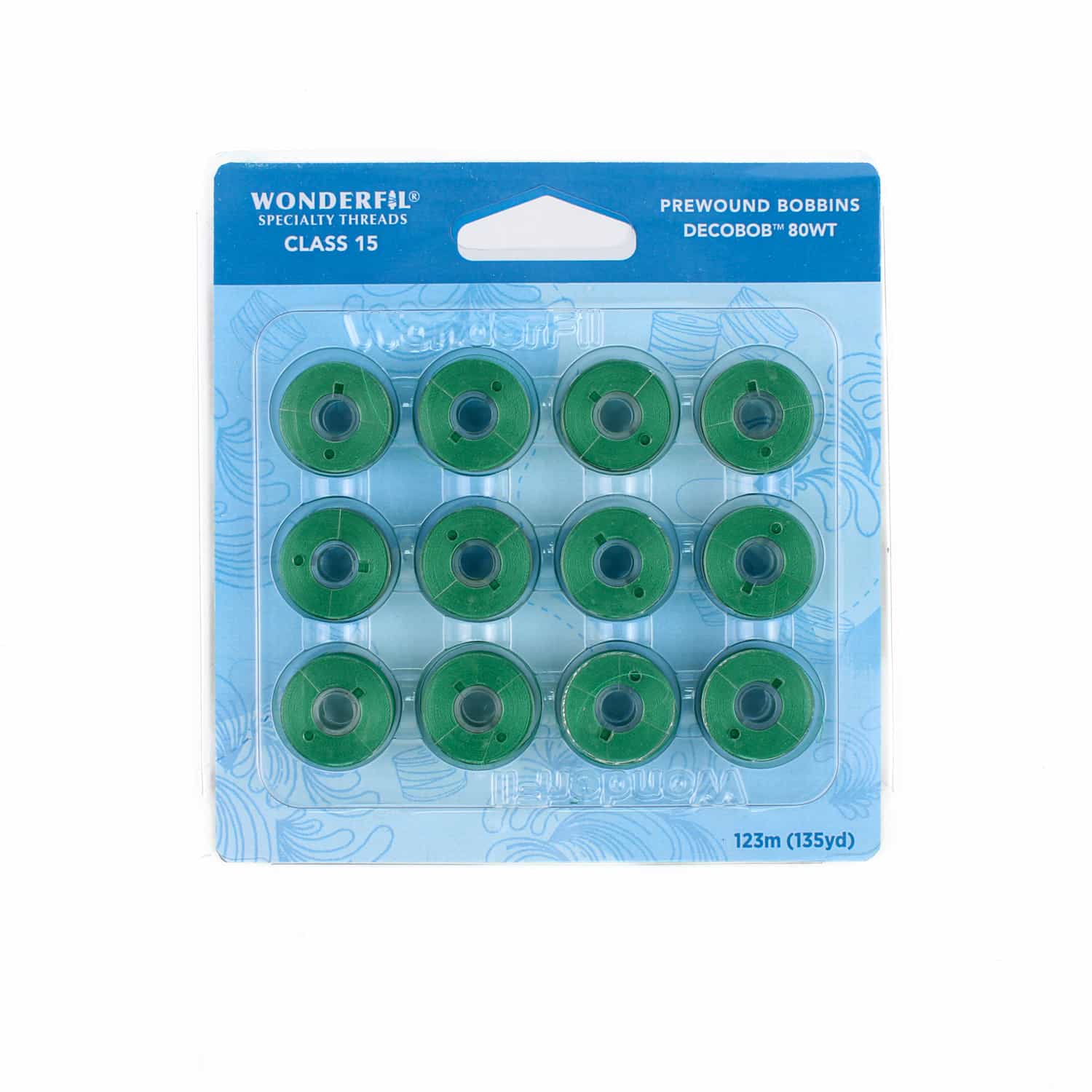 DecoBob™ Pre-Wound Bobbins Class 15 DBP15-511 – Emerald Green DecoBob™ Pre-Wound Bobbins Class 15 DBP15-511 – Emerald Green