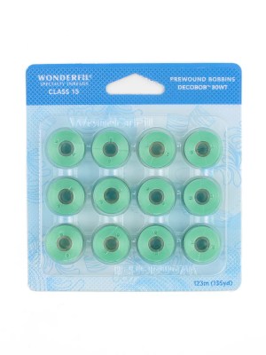 DecoBobâ„¢ Pre-Wound Bobbins Class 15 DBP15-523 – Mint Green DecoBobâ„¢ Pre-Wound Bobbins Class 15 DBP15-523 – Mint Green