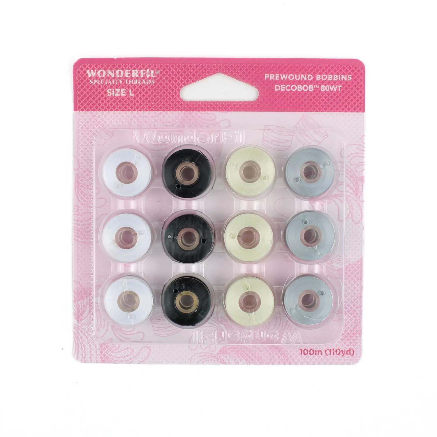 DecoBob™ Pre-Wound Bobbins L Size DBPL – Basics Pack DecoBob™ Pre-Wound Bobbins L Size DBPL – Basics Pack