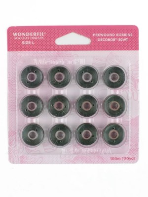 DecoBobâ„¢ Pre-Wound Bobbins L Size DBPL-111 – Metal Grey DecoBobâ„¢ Pre-Wound Bobbins L Size DBPL-111 – Metal Grey