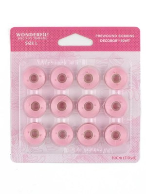 DecoBobâ„¢ Pre-Wound Bobbins L Size DBPL-205 – Soft Pink DecoBobâ„¢ Pre-Wound Bobbins L Size DBPL-205 – Soft Pink