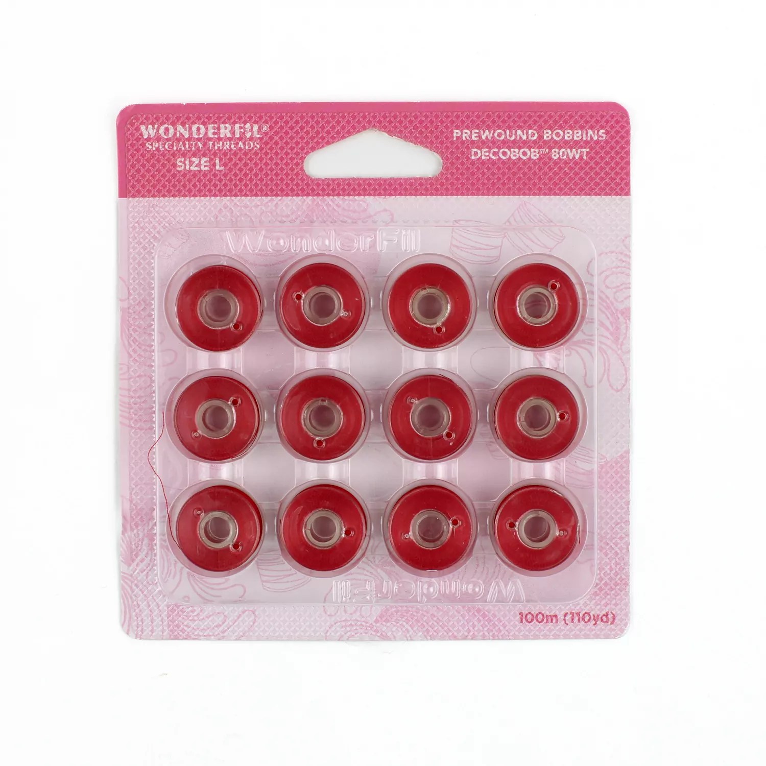 DecoBob™ Pre-Wound Bobbins L Size DBPL-209 – Raspberry DecoBob™ Pre-Wound Bobbins L Size DBPL-209 – Raspberry