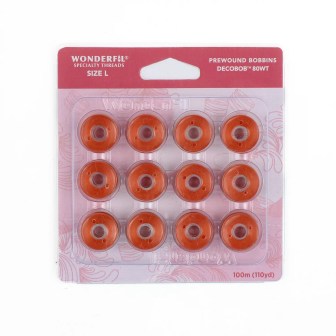DecoBobâ„¢ Pre-Wound Bobbins L Size DBPL-212 – Terra Cotta DecoBobâ„¢ Pre-Wound Bobbins L Size DBPL-212 – Terra Cotta