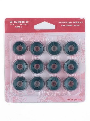DecoBobâ„¢ Pre-Wound Bobbins L Size DBPL-315 – Metal Blue DecoBobâ„¢ Pre-Wound Bobbins L Size DBPL-315 – Metal Blue