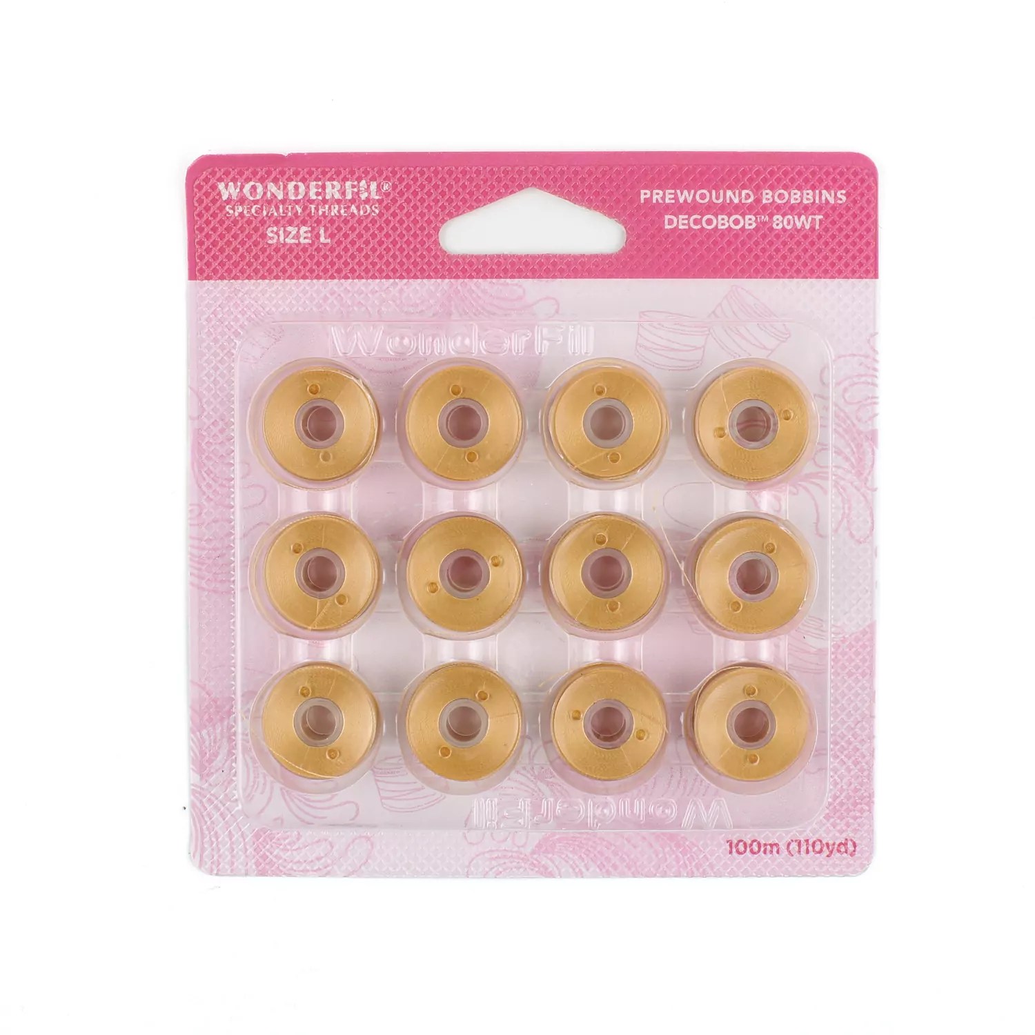 DecoBob™ Pre-Wound Bobbins L Size DBPL-410 – Peach DecoBob™ Pre-Wound Bobbins L Size DBPL-410 – Peach