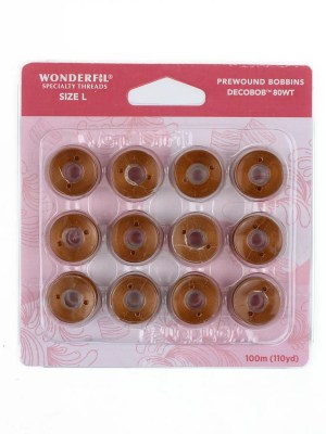 DecoBobâ„¢ Pre-Wound Bobbins L Size DBPL-416 – Dark Copper DecoBobâ„¢ Pre-Wound Bobbins L Size DBPL-416 – Dark Copper