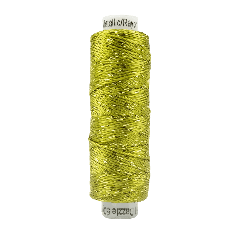 Sue Spargo Dazzle™ 8wt Rayon with Metallic Thread SSDZS4120 – Golden Oliver Sue Spargo Dazzle™ 8wt Rayon with Metallic Thread SSDZS4120 – Golden Oliver