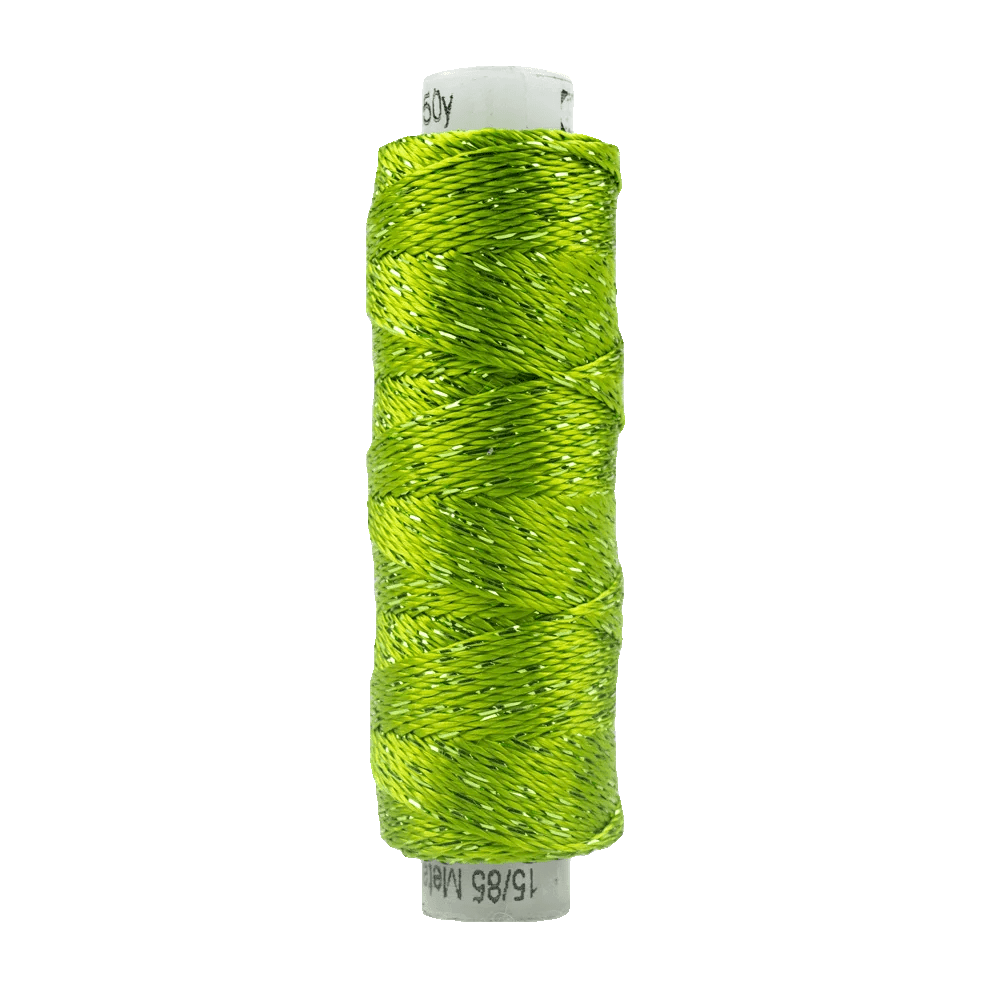 Sue Spargo Dazzle™ 8wt Rayon with Metallic Thread SSDZS4146 – Greenery Sue Spargo Dazzle™ 8wt Rayon with Metallic Thread SSDZS4146 – Greenery