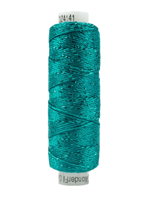 Sue Spargo Dazzleâ„¢ 8wt Rayon with Metallic Thread SSDZS4141 – Deep Peacock Blue Sue Spargo Dazzleâ„¢ 8wt Rayon with Metallic Thread SSDZS4141 – Deep Peacock Blue
