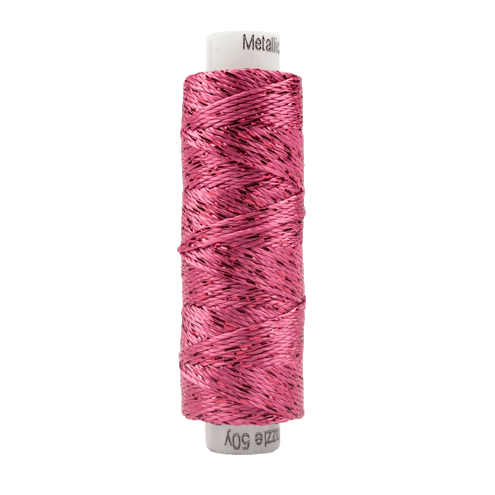 Sue Spargo Dazzle™ 8wt Rayon with Metallic Thread SSDZ1106 – Raspberry Wine Sue Spargo Dazzle™ 8wt Rayon with Metallic Thread SSDZ1106 – Raspberry Wine